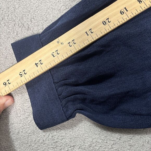 Vintage Design Todays Tunic Top Women’s 2X Navy Blue Rayon Silk Lagenlook Boxy - Picture 11 of 16